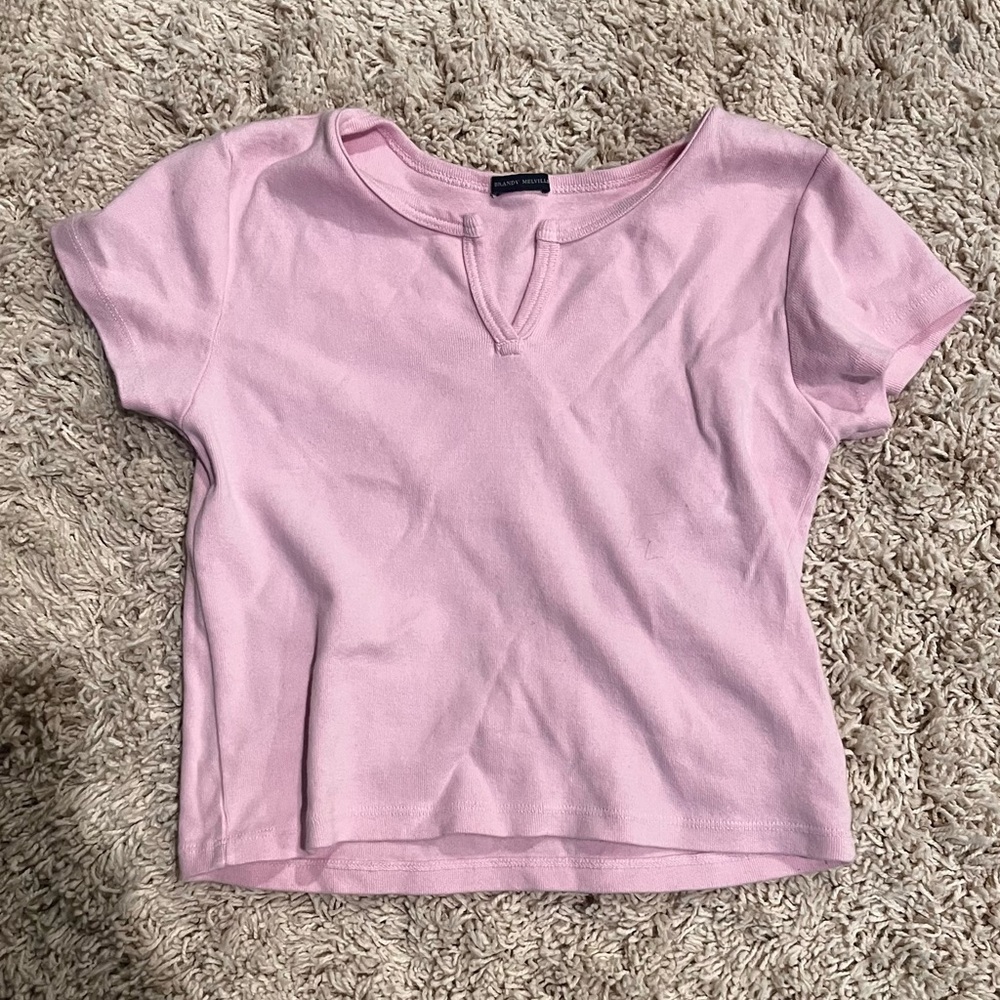 pink brandy melville top